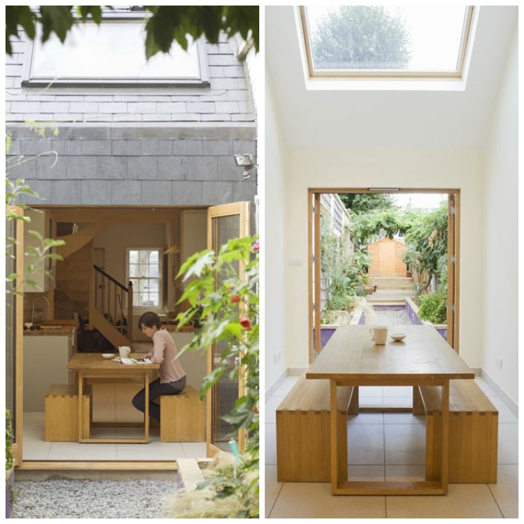 idee per l'estensione della piccola casa cucina tavolo da pranzo sala da picnic