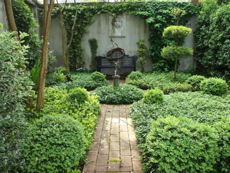 dobro uređen vrt vrt fontana vrtna klupa kamena šetnica