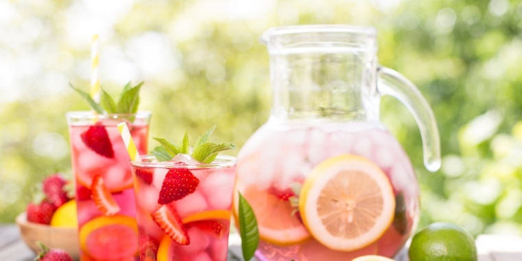 limonata-alla-fragola fatta in casa