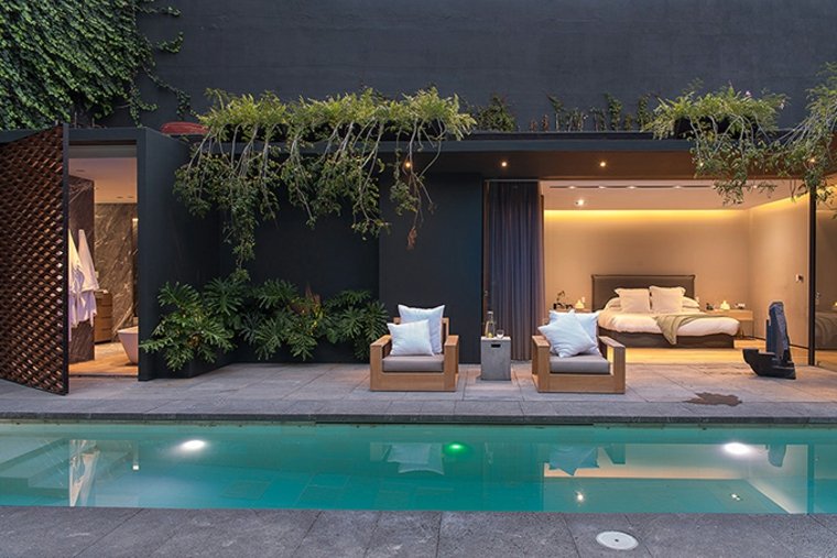 ideje za uređenje moderne terase bazena