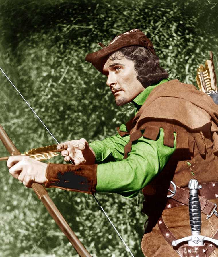 L'idea di Robin Hood in legno di prua crea frecce ad arco