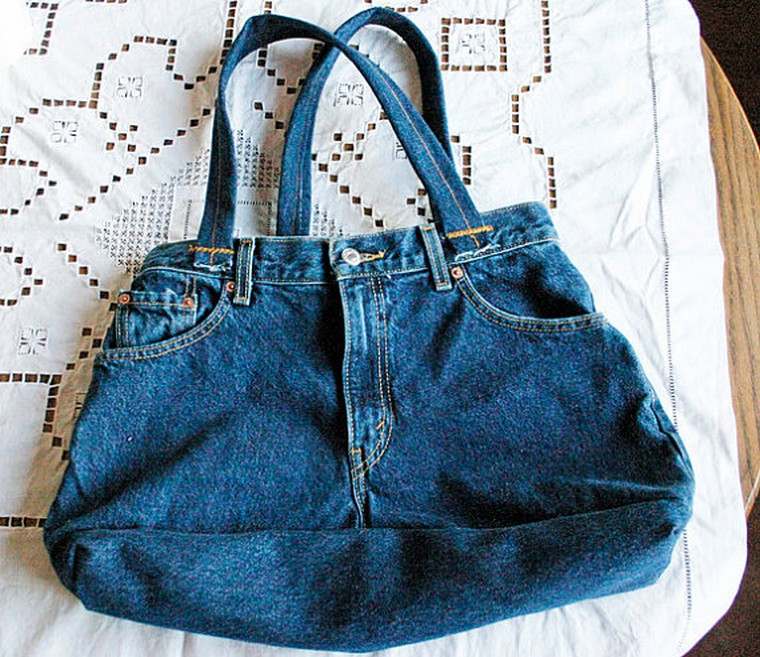 fai una borsa da solo jeans denim idea borsa fai un'idea fai da te