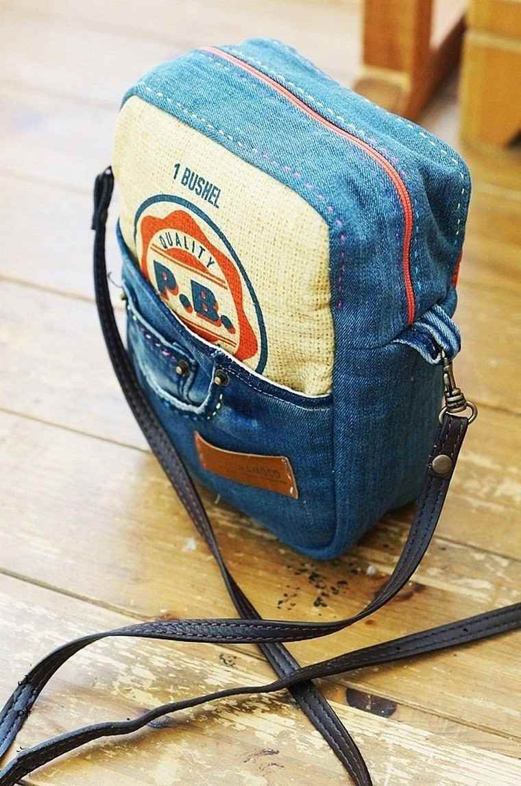 Borsa fai da te tracolla jeans idea borsa fai da te