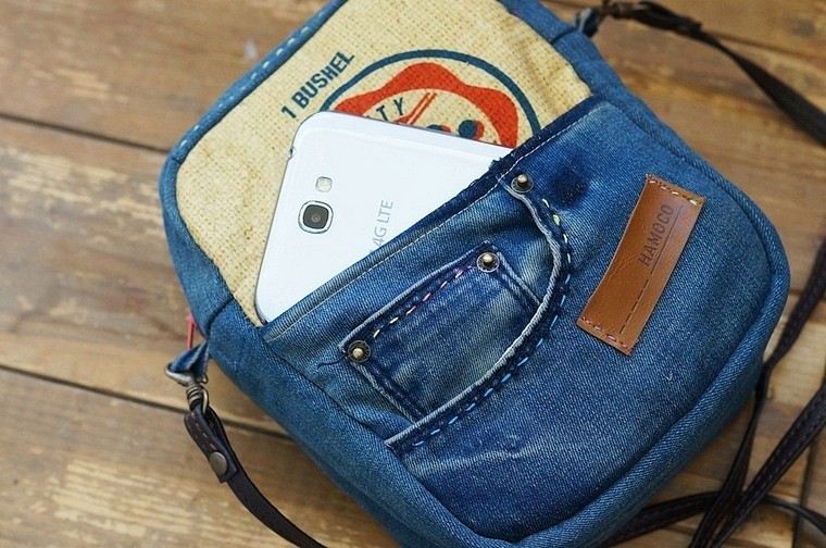 Idea borsa fai-da-te crea una borsa in denim fai-da-te