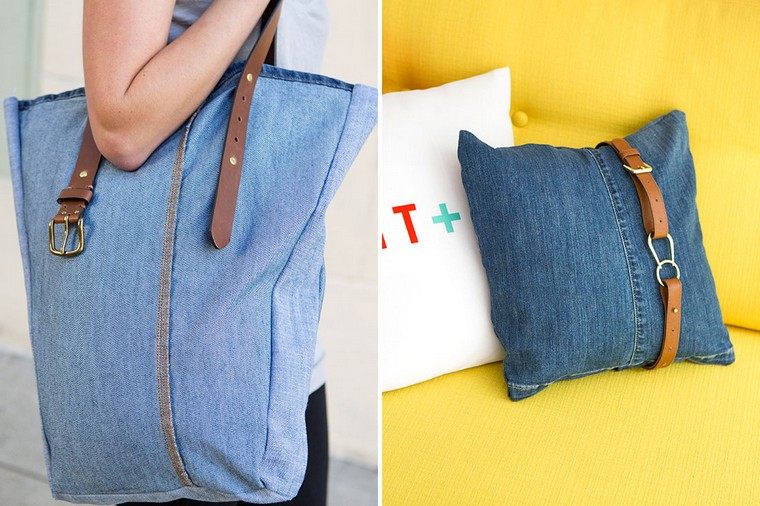 come realizzare una borsa di jeans facile idea fai da te