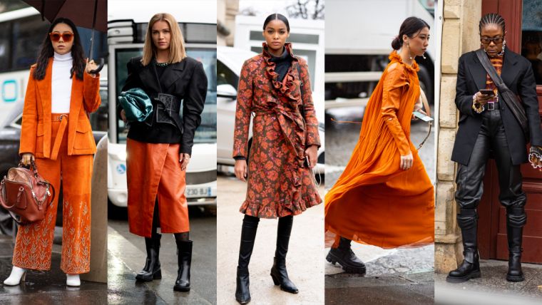 trendi modna narančasta boja