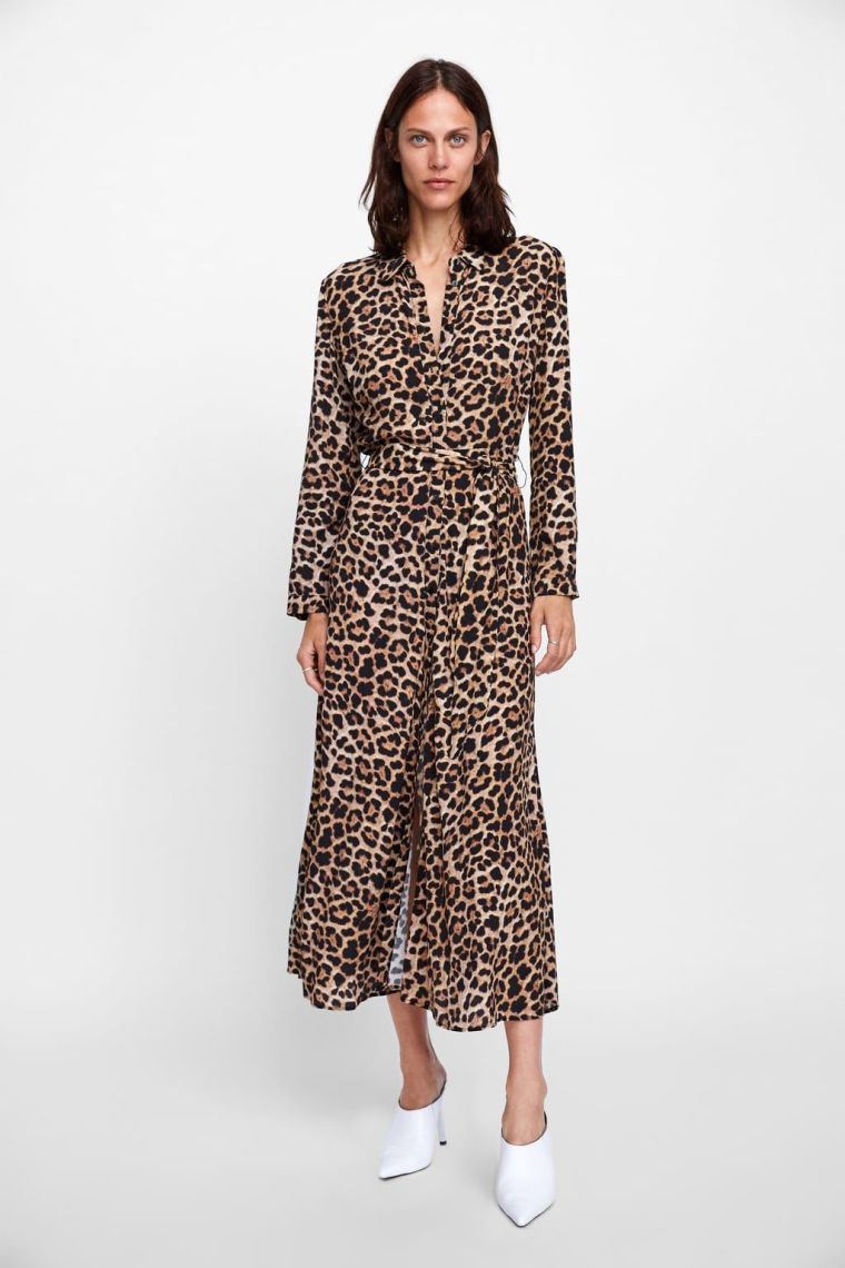modern leopárdmintás ruha