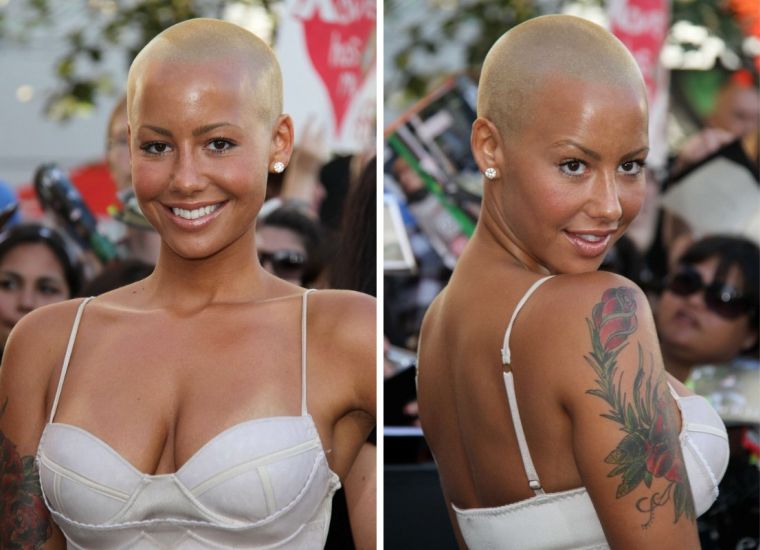 Sijeda kosa Kratka frizura od Amber Rose