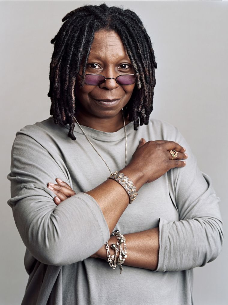 Ideja za sijedu frizuru Whoopi Goldberg