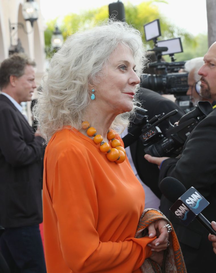 Blythe Danner szürke hajszín