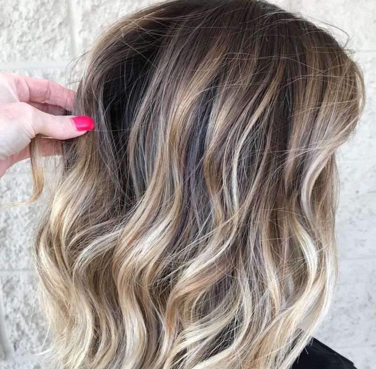 balayage-plaukų spalvos-blondinės-idėjos