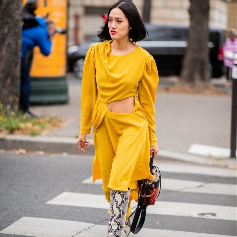 idea colore moda giallo senape