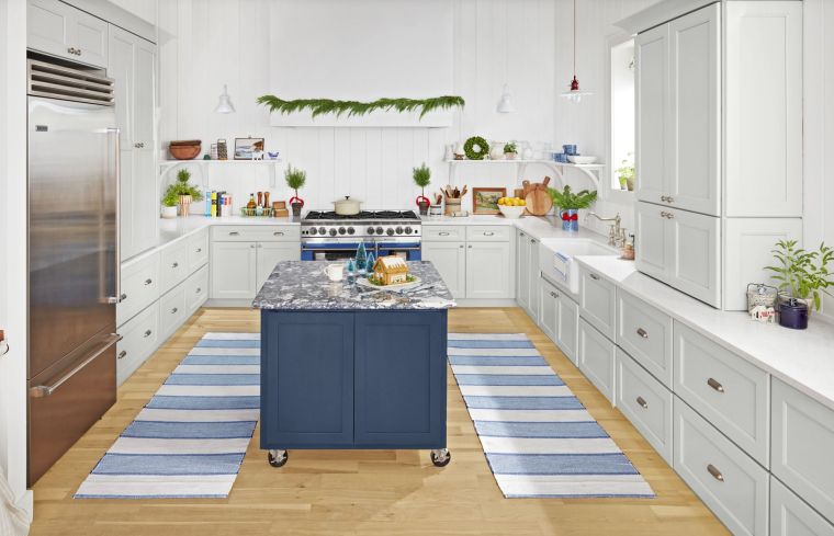spalva šiuolaikinei virtuvės salai