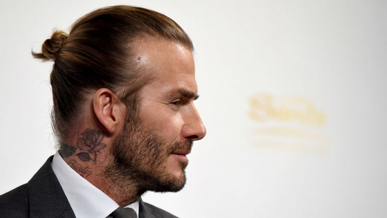 kietas David Beckham kirpimas