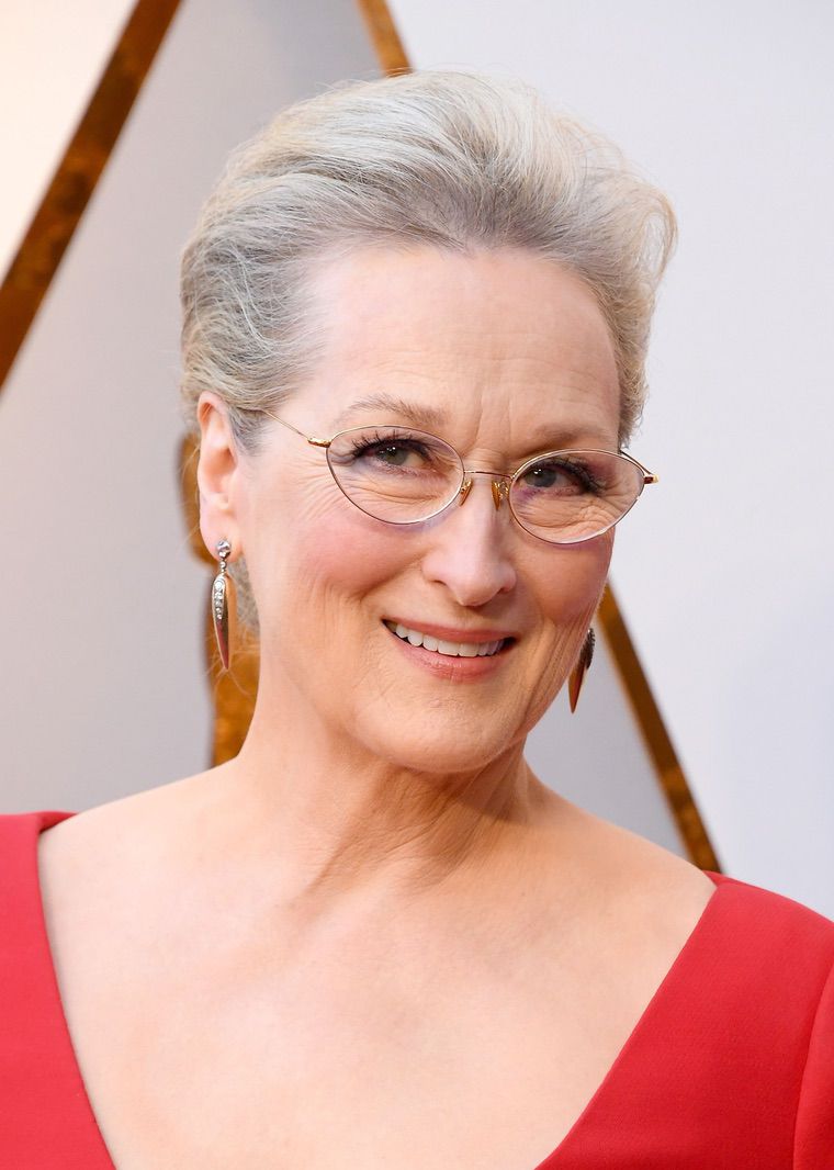 Meryl Streep con un taglio di capelli corto