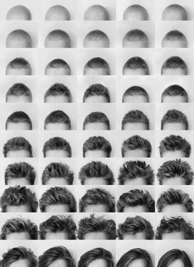 sve vrste muških frizura
