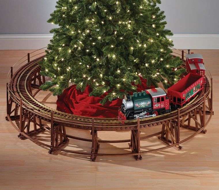 idea per la decorazione del supporto dell'albero decorazione natalizia originale