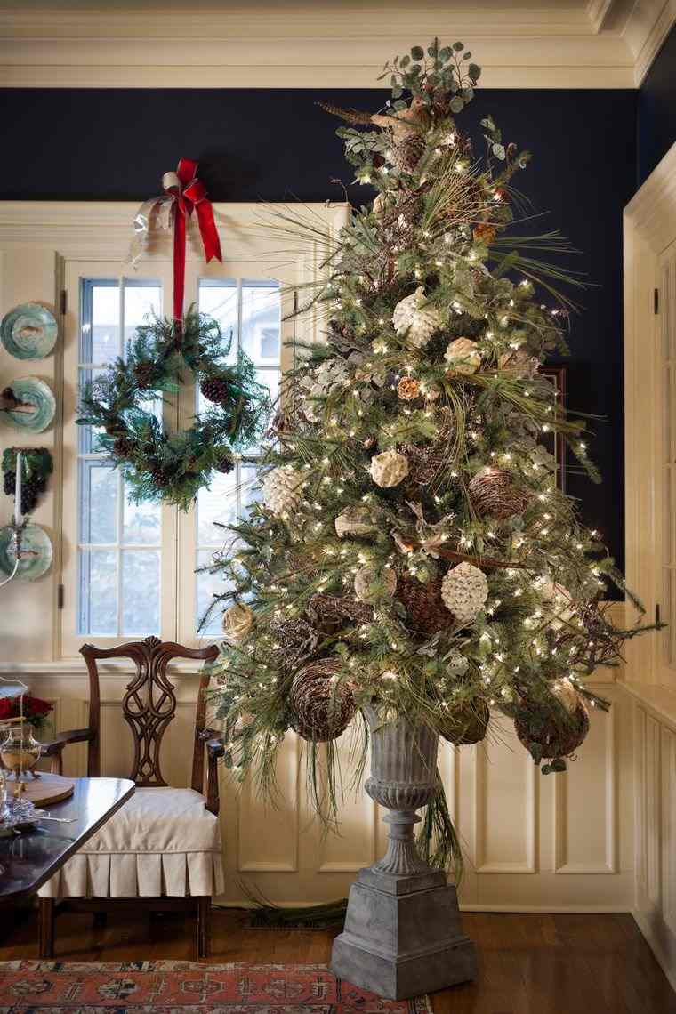 Rusztikus karácsonyfa állványok