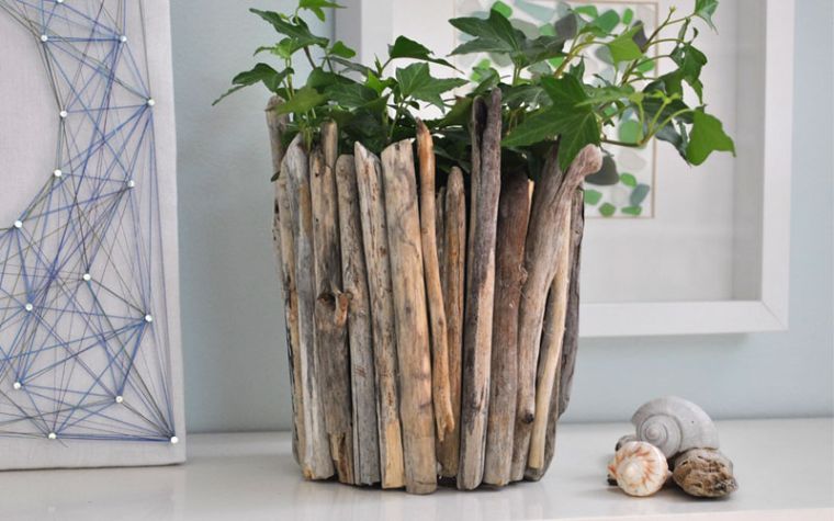 alkotás driftwood virágcserép ötletek díszítő fa, hogy magad