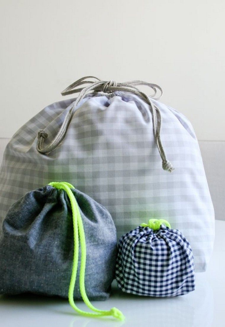 DIYバッグのアイデアを作るDIYバックパック巾着袋