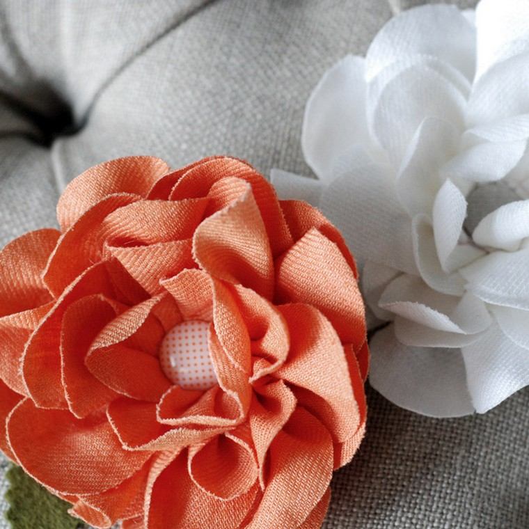 tessuto idea creazione fiori fai da te tessuto decorare spazio idea originale