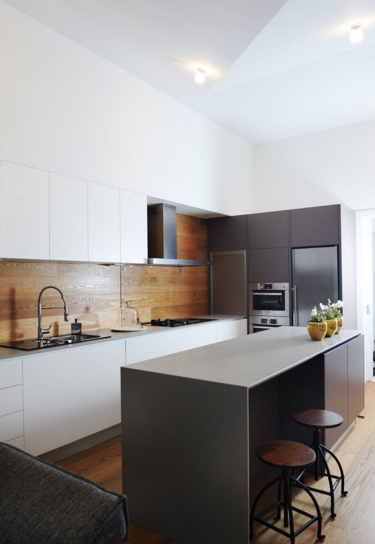paraspruzzi legno cucina-design-bianco e nero