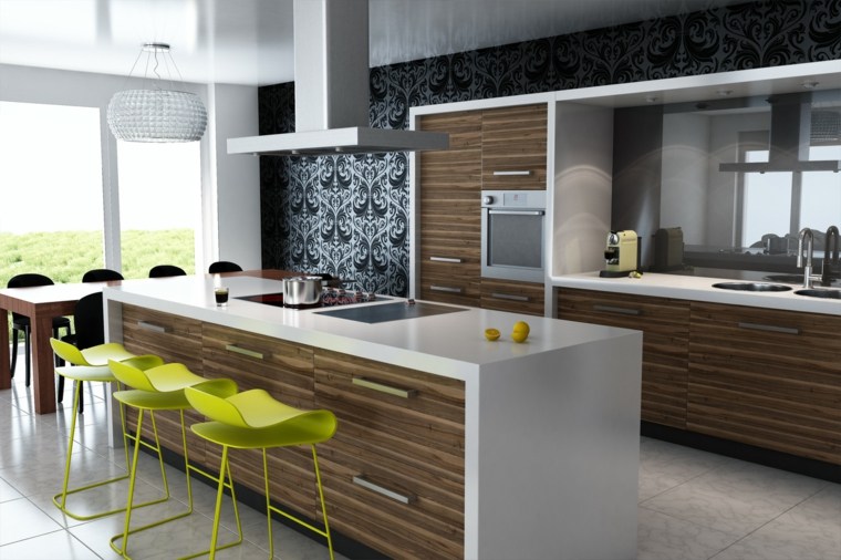 tükrös konyha splashback modern tapéta