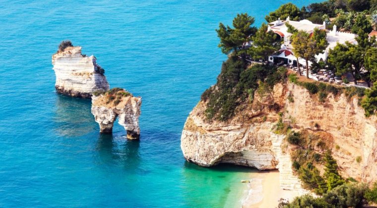 Mediterrán hajóút a Zagare-régió-Apulia öbölben