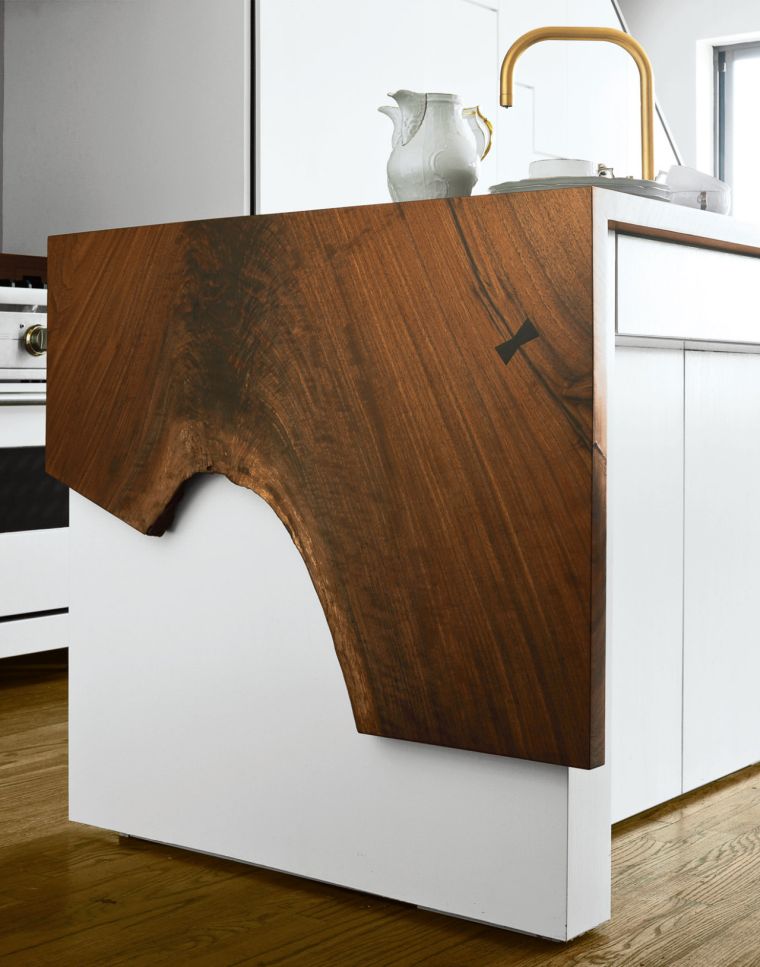 baltas-virtuvės-stalviršio-žaliavinės medienos modelis