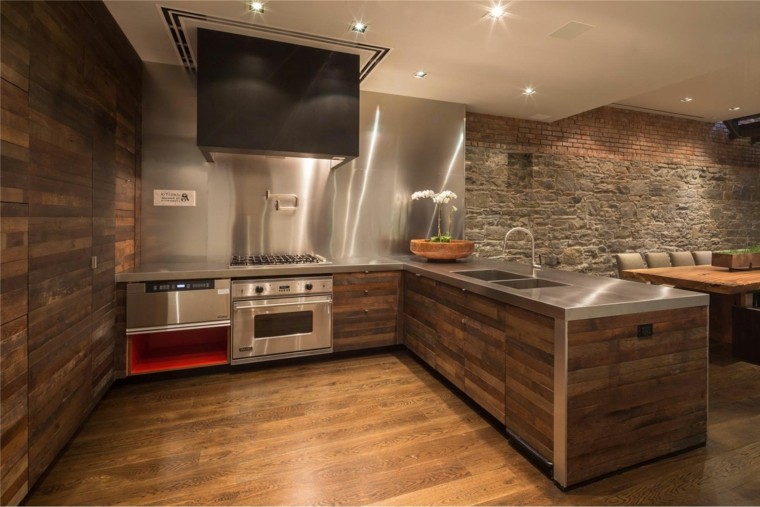 elegantiškas modernus virtuvės dekoras