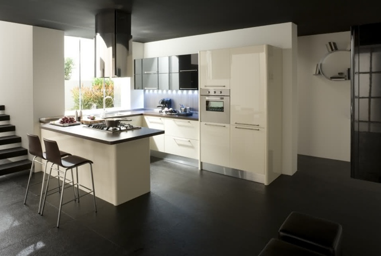 Decorazione d'interni cucine moderne angolari