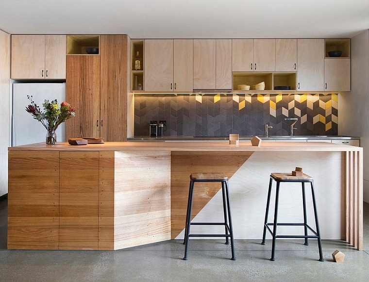 idee di cucine in legno alla moda