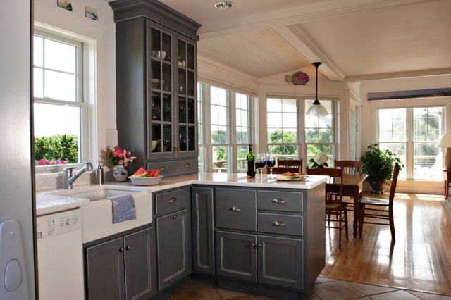 design d'interni moderno design cucina grigio bianco