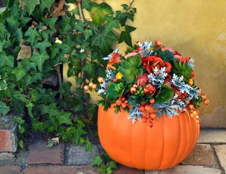 Idee per Halloween fai da te con zucca autunnale fai da te