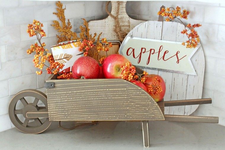 Deco jesen jeftina ideja bundeve jabuke