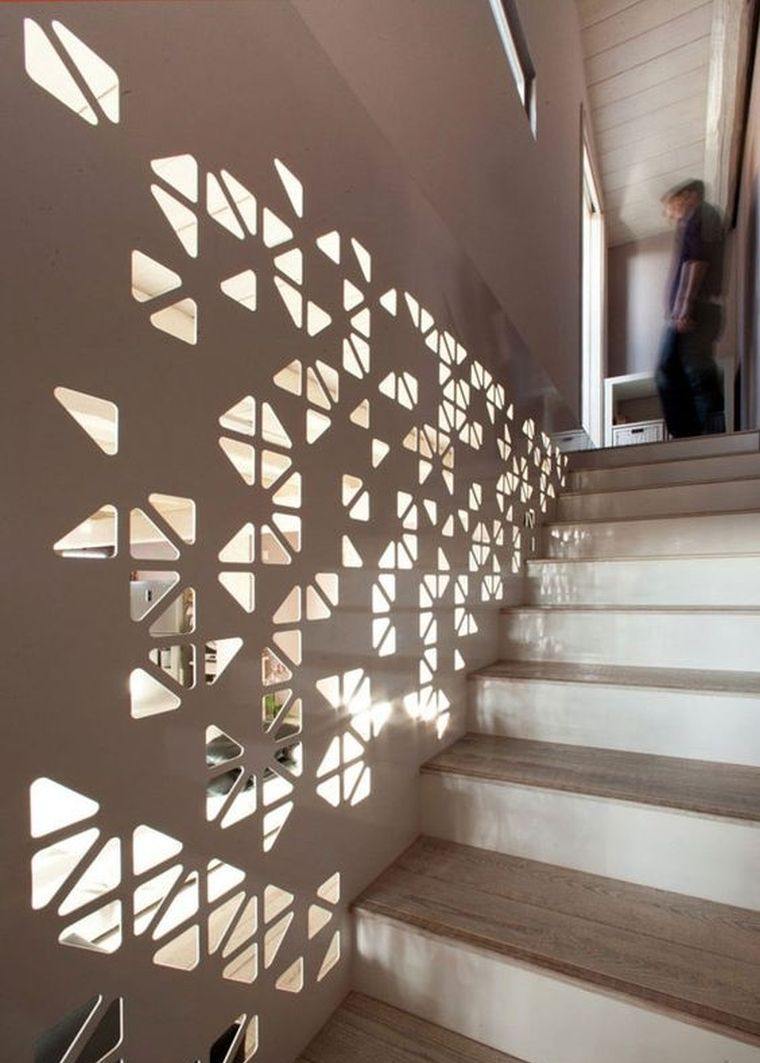 moucharabieh stílusú-keleti-modern lépcsőház dekoráció