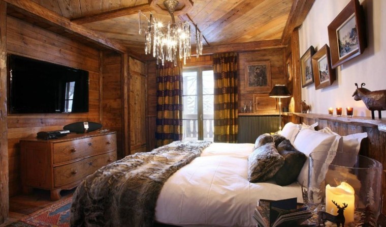 camere con decorazione in stile chalet