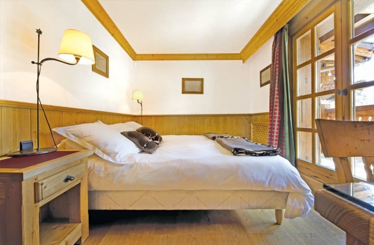 design camera da letto chalet di montagna