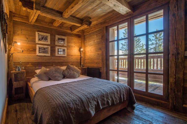 arredamento camera da letto chalet