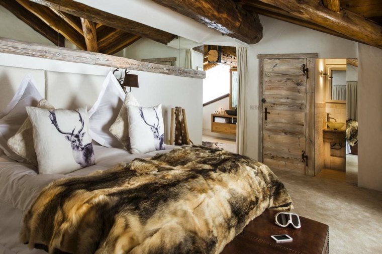 arredamento accogliente camera da letto chalet