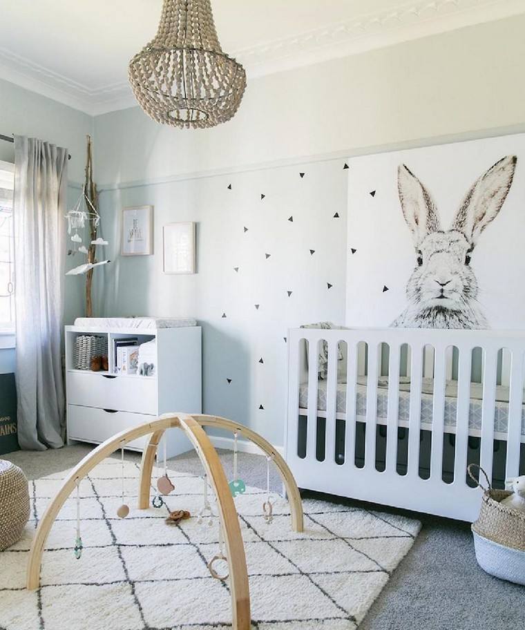黒と白の女の赤ちゃんの男の子の部屋の装飾のベッドの照明器具