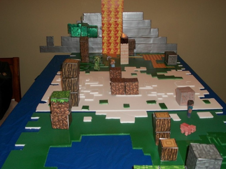 deco-bedroom-minecraft-installation-on-table