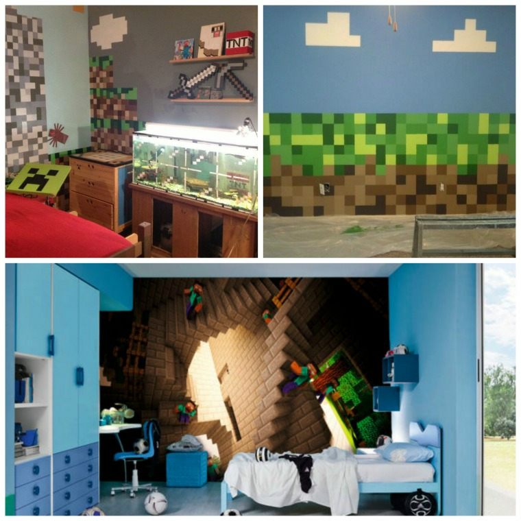 dekoráció-hálószoba-minecraft-háttérképek-festmény-eredeti-rajzok