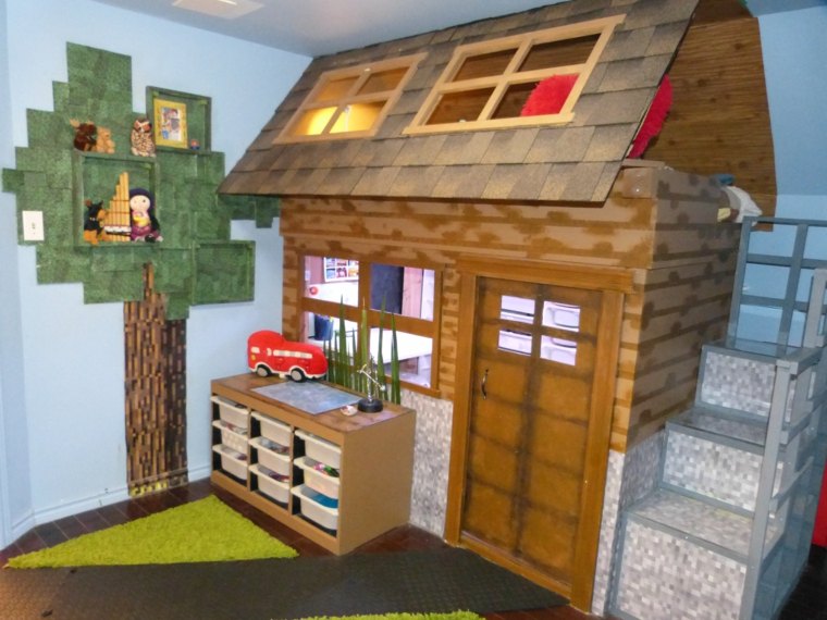 Minecraft room decor unico angolo magico bambini