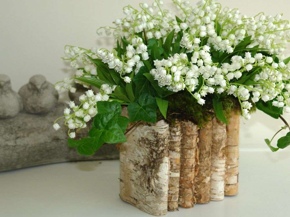 Deco chic giorno festivo vaso vedere fiori natura matrimonio