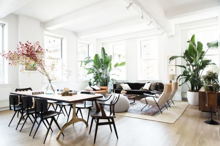 deco-living-open-to-trendy-sala da pranzo
