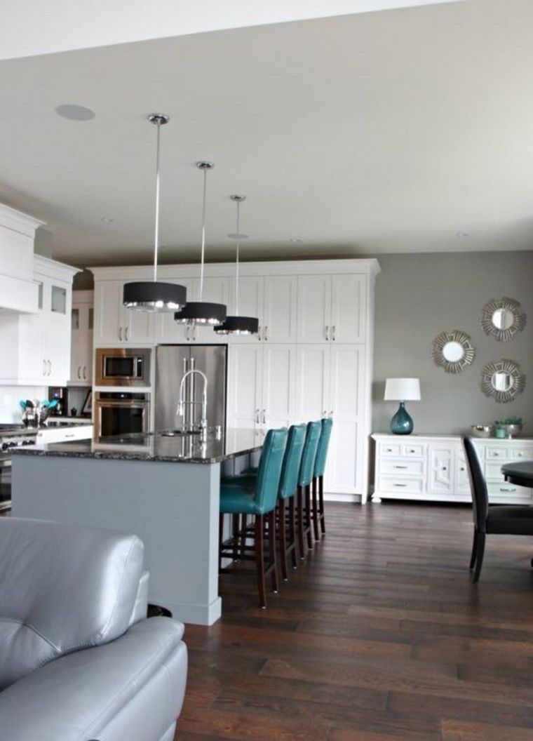decorazione-cucina-con-bar-open-space-moderno