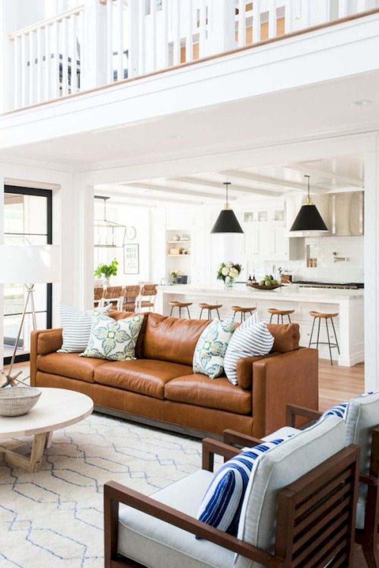 arredamento cucina aperta con layout-design-living-moderno