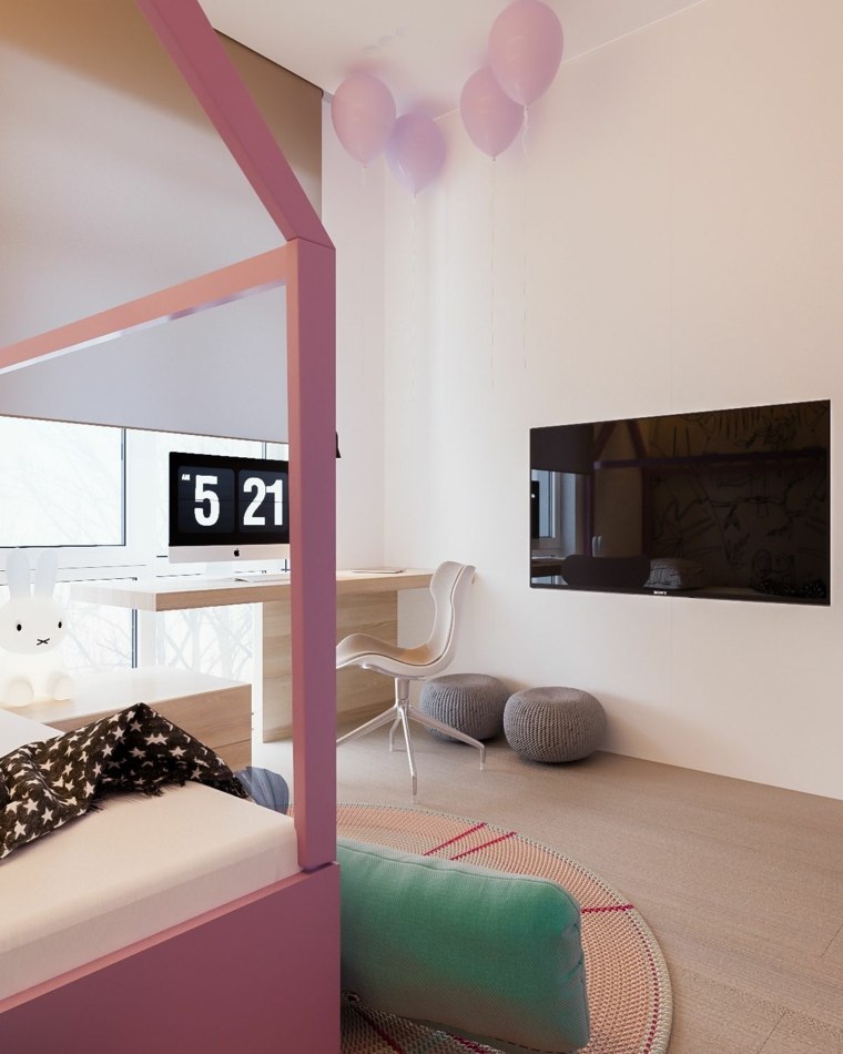 suvremena dječja soba minimalistička kuća deco