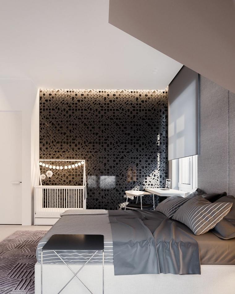 minimalistički uređenje spavaće sobe suvremeni dizajn